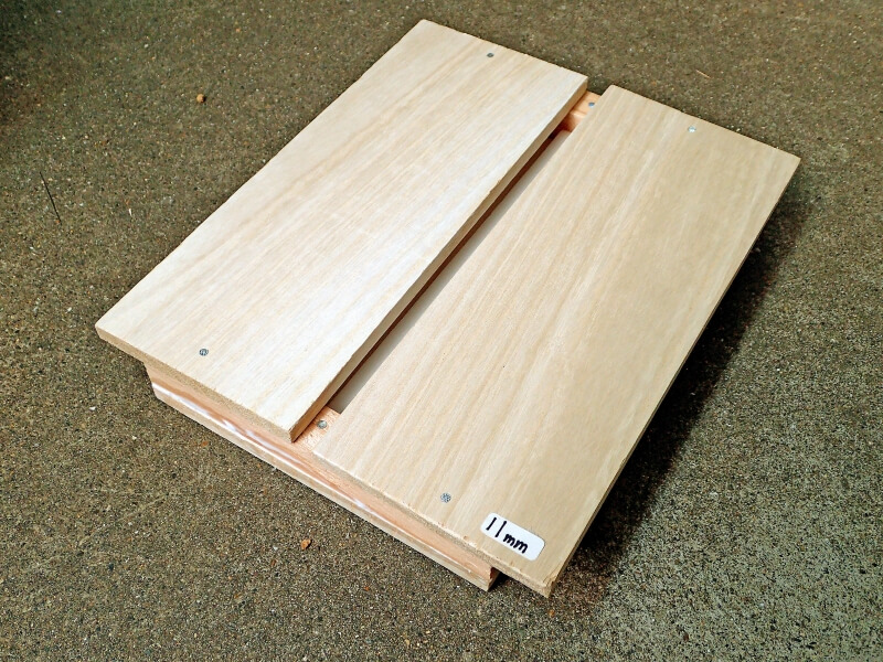 展翅板Ｄセット 昆虫・蝶類標本作製用品 中古品 ちょうちょ標本キットBASE 展翅板のみ | 蝶たろう ONLINE STORE